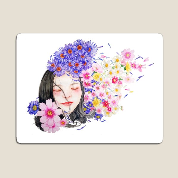 Beauty Aesthetic Roblox Girl  Magnet for Sale by Yourvaluesshop