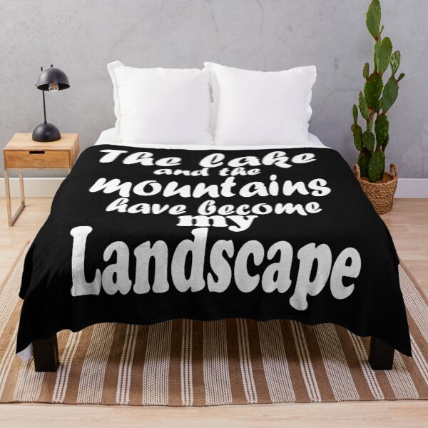 Item preview, The lake and the mountains have become my landscape-summer lakes. designed and sold by DesignedBySnip.