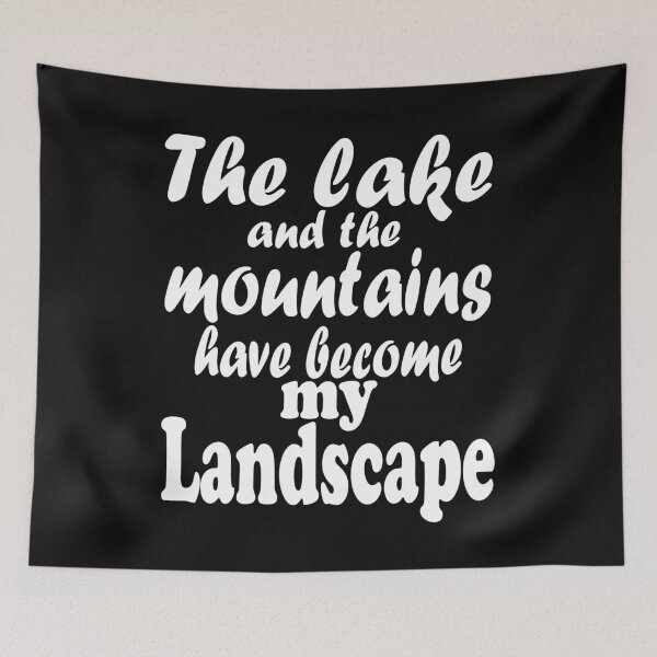 Item preview, The lake and the mountains have become my landscape-summer lakes. designed and sold by DesignedBySnip.