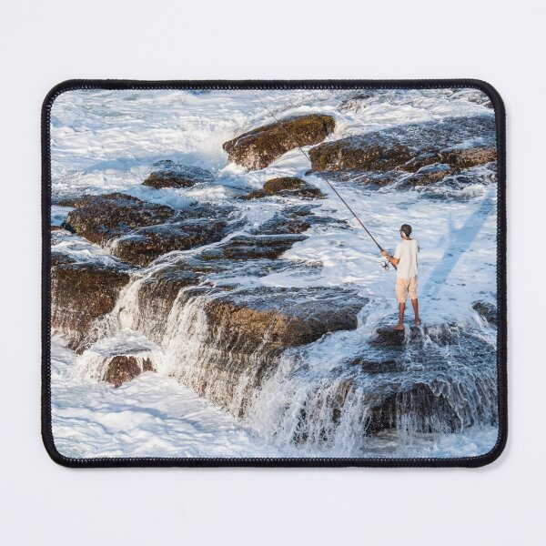Item preview, Fisherman On The Rocks designed and sold by Andrew Goodall.