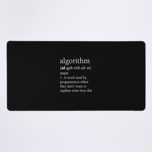 Item preview, Retro Funny Computer Programmer Algorithm Definition Gift designed and sold by LPDankdesign.