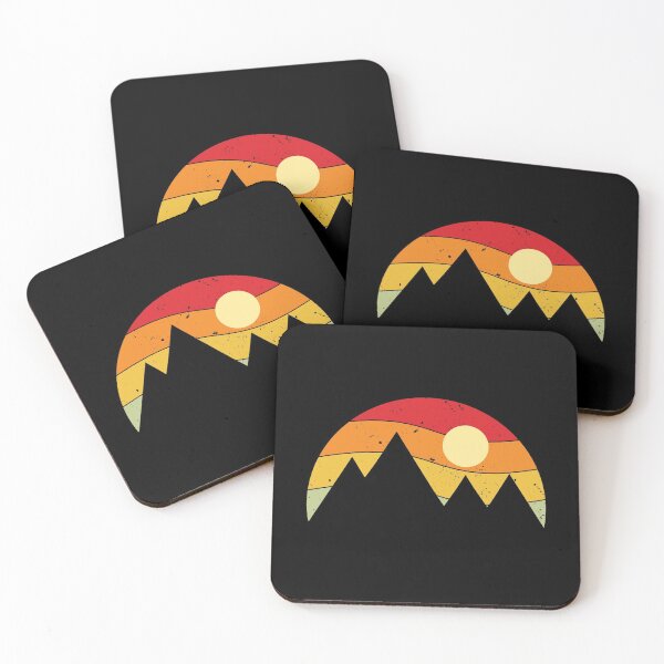 Item preview, Mountain hiking vintage retro sunset  designed and sold by Tremendo.
