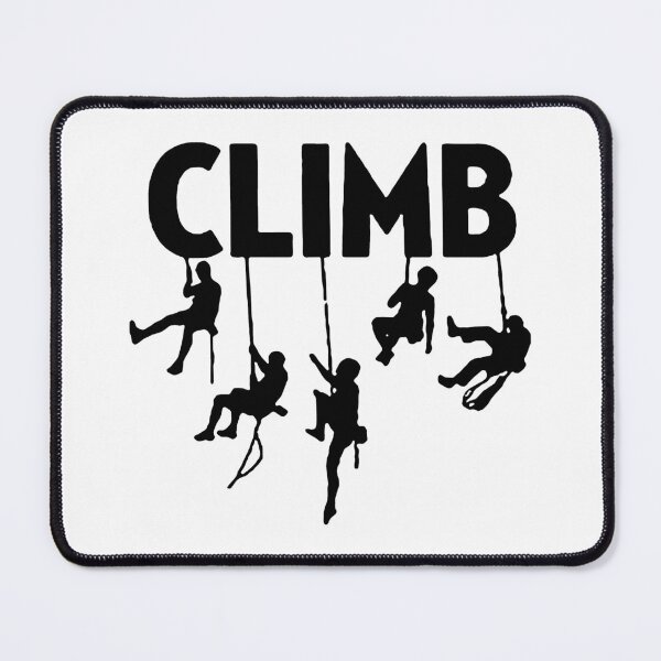 Item preview, Born to Climb, Mountain Hiking Rock Climbing Heartbeat Funny Art Design Happy Apparel Essential Inspiration Joy Mood Funny designed and sold by DesignByHeartUK.