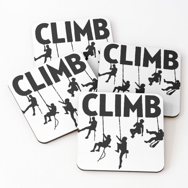 Artikelvorschau, Born to Climb, Mountain Hiking Rock Climbing Heartbeat Funny Art Design Happy Apparel Essential Inspiration Joy Mood Funny entworfen und verkauft von DesignByHeartUK.