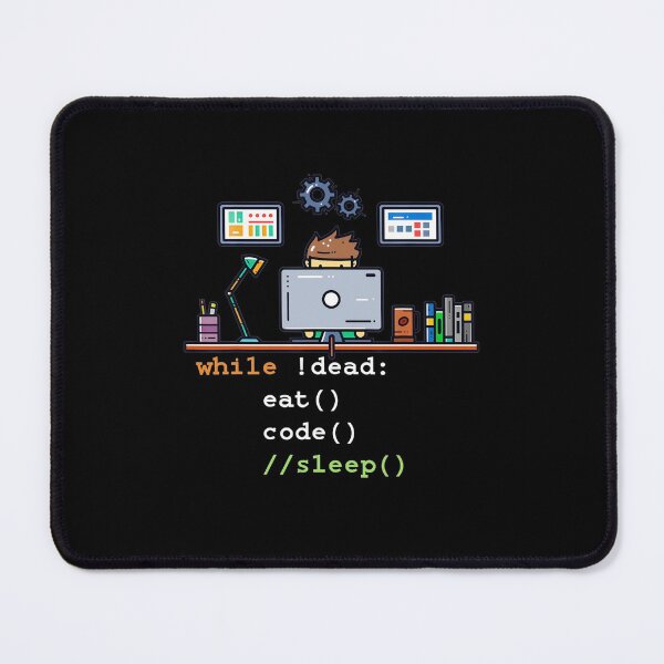 Item preview, Retro Computer Science Python Programmer Eat Code Sleep designed and sold by TNMankdesign.
