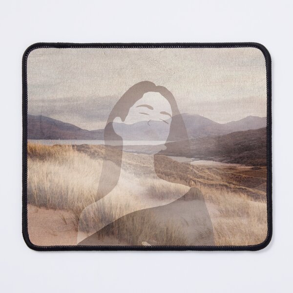 Item preview, Mysterious girl loch Brora #folkart #illustration designed and sold by MerleCallesen.