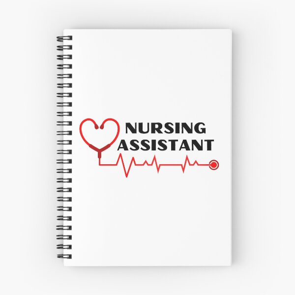 Item preview, Nursing Assistant with stethoscope heartbeat (black text)- CNA - certified nursing assistant designed and sold by CaitU.