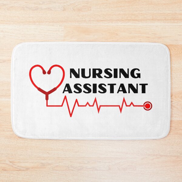 Item preview, Nursing Assistant with stethoscope heartbeat (black text)- CNA - certified nursing assistant designed and sold by CaitU.