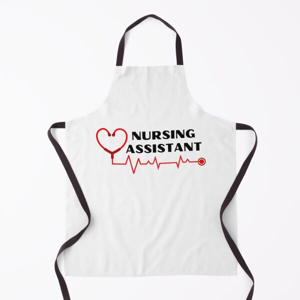 Item preview, Nursing Assistant with stethoscope heartbeat (black text)- CNA - certified nursing assistant designed and sold by CaitU.