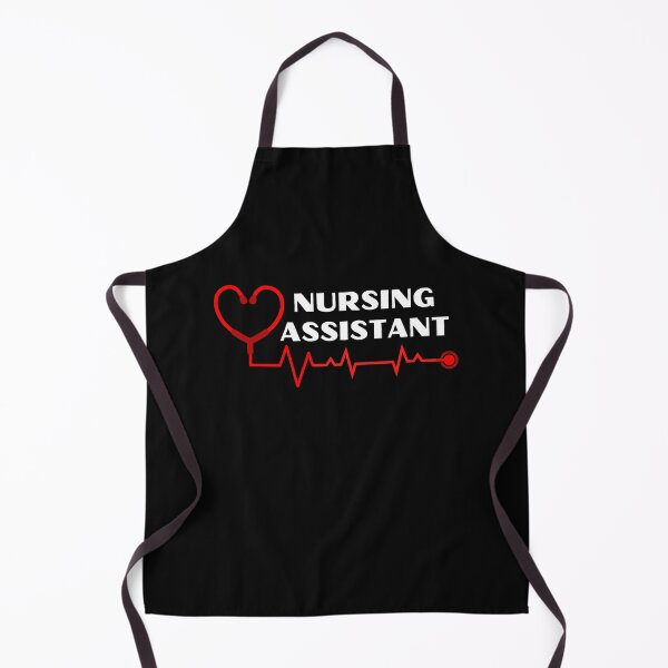 Item preview, Nursing Assistant with stethoscope heartbeat (white text)- CNA - certified nursing assistant designed and sold by CaitU.