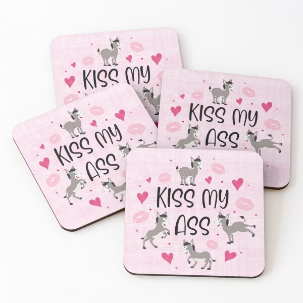 Item preview, Kiss My Ass  designed and sold by KrisInStitches.