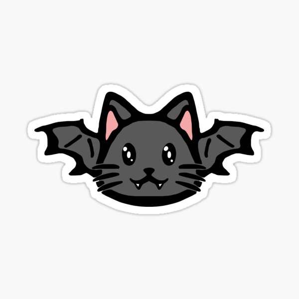 Vampire Kitten Sticker