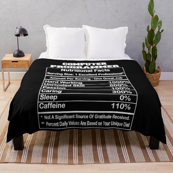 Item preview, Retro Funny Computer Programmer Nutritional Facts Gift designed and sold by LPDankdesign.
