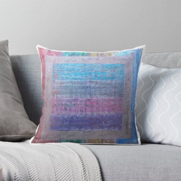 Hyrogliphyics by Allan Maticic Art Throw Pillow