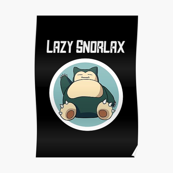 Snorlax Posters Redbubble