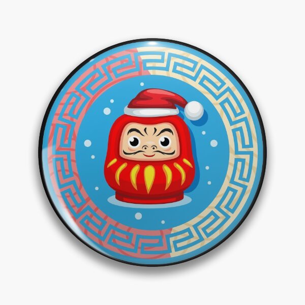 Item preview, Japanese Christmas Daruma Doll Bodhidharma Doll designed and sold by TheAplus.