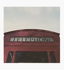 Telephone Booth Photographic Print