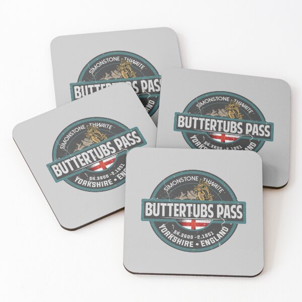 Item preview, Buttertubs Pass England Yorkshire Sticker T-Shirt Car Bike 02 designed and sold by OuterShellUK.