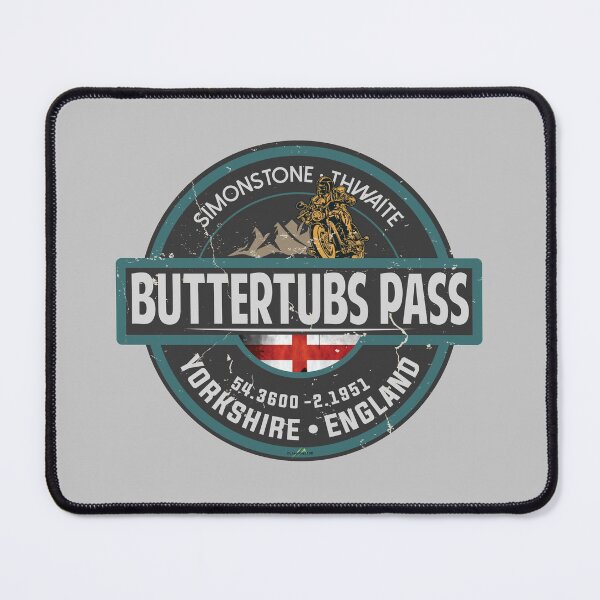 Item preview, Buttertubs Pass England Yorkshire Sticker T-Shirt Car Bike 02 designed and sold by OuterShellUK.