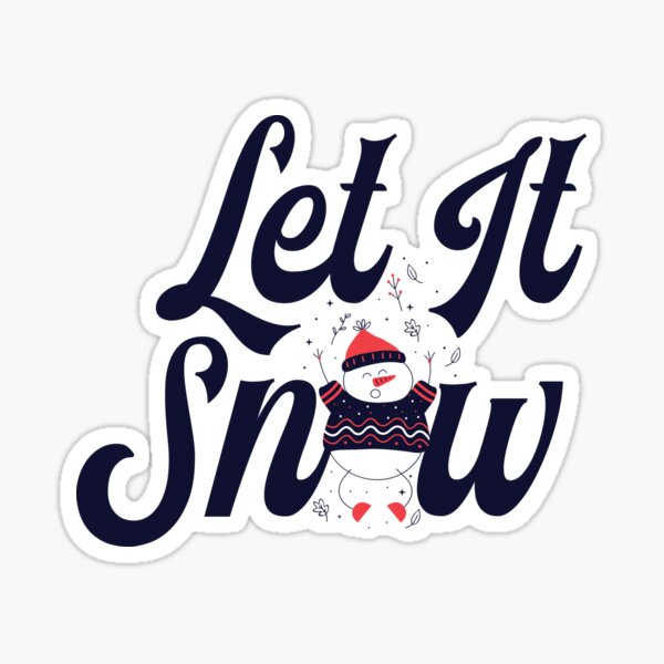 Item preview, Weird Snowman Christmas | Let It Snow designed and sold by NawalMagdy.