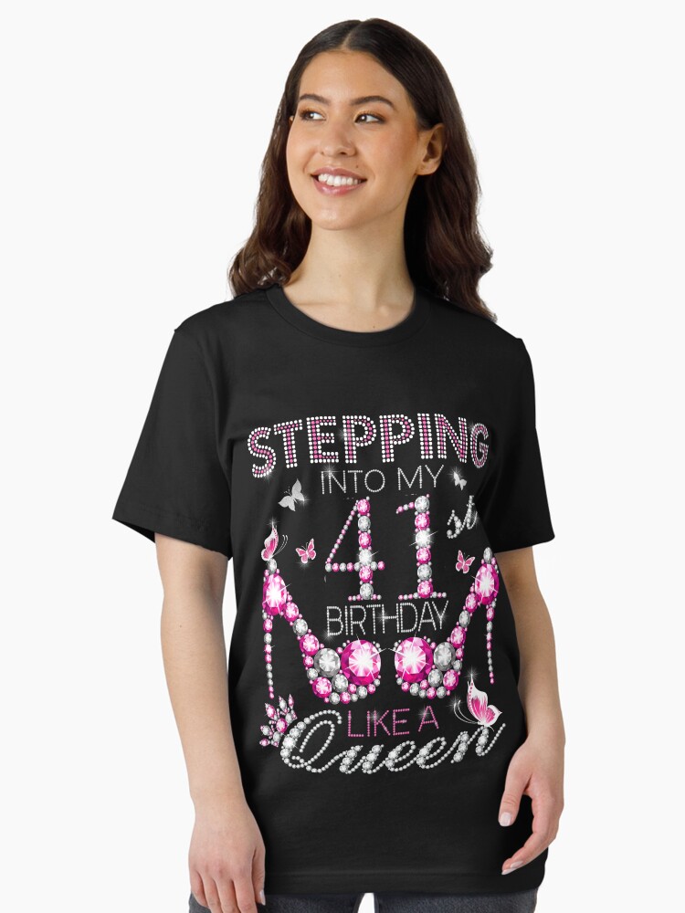 Womens Taurus Girl Stepping Into My Birthday Like A Boss Shirt