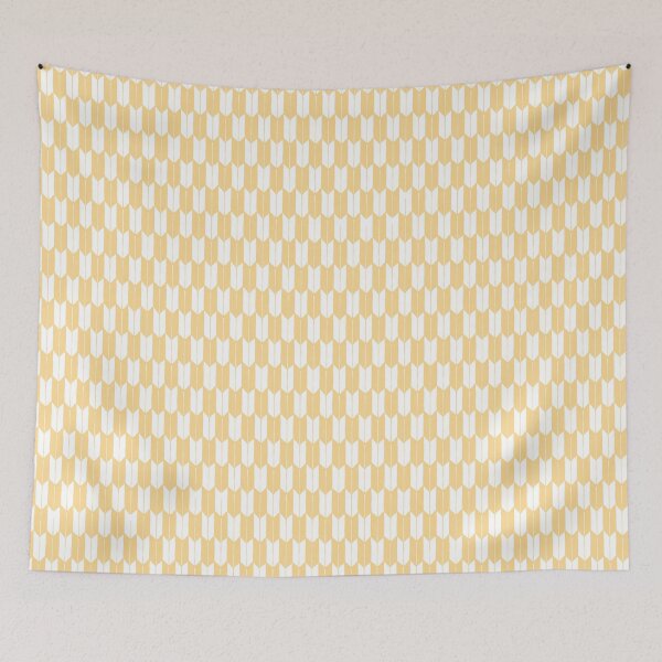 Item preview, Yellow Yagasuri Arrow Pattern designed and sold by Saanis.