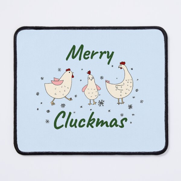 Item preview, Merry Cluckmas Chicken. Merry Christmas. designed and sold by IriArt-Designs.
