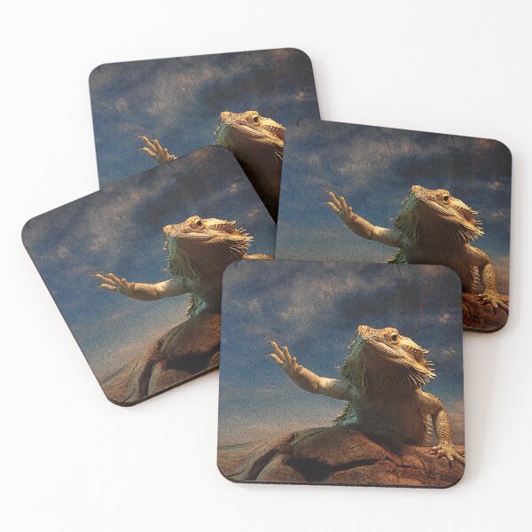 Item preview, Waving Bearded Dragon designed and sold by foozma73.