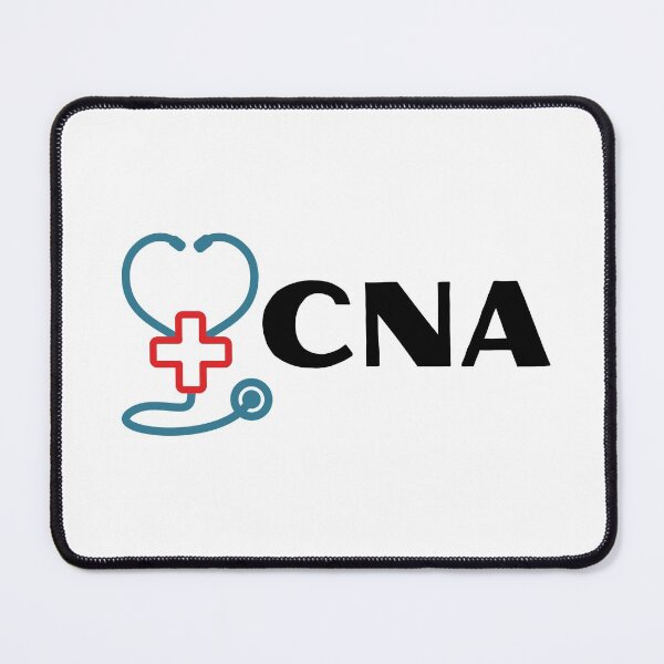 Item preview, CNA Nurse Assistant with stethoscope (black text)- CNA Certified Nurse Assistant designed and sold by CaitU.