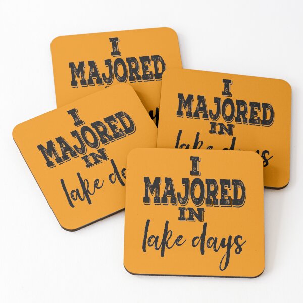 Item preview, I majored in lake days-summer lakes.  designed and sold by DesignedBySnip.