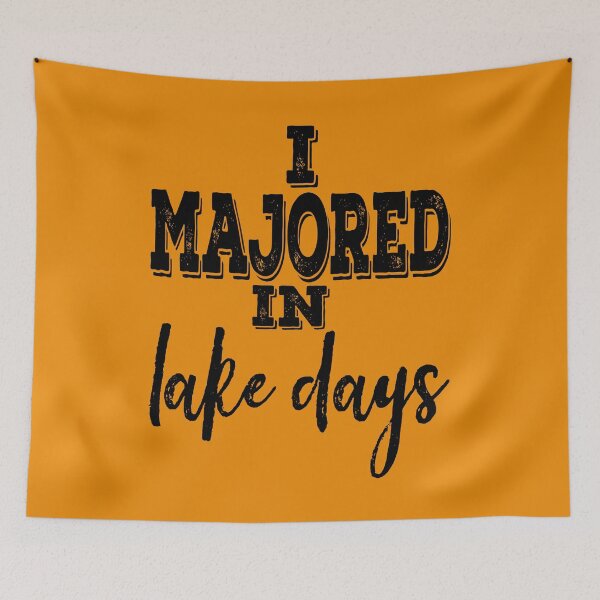 Item preview, I majored in lake days-summer lakes.  designed and sold by DesignedBySnip.