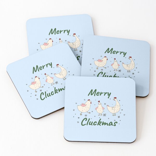 Item preview, Merry Cluckmas Chicken. Merry Christmas. designed and sold by IriArt-Designs.