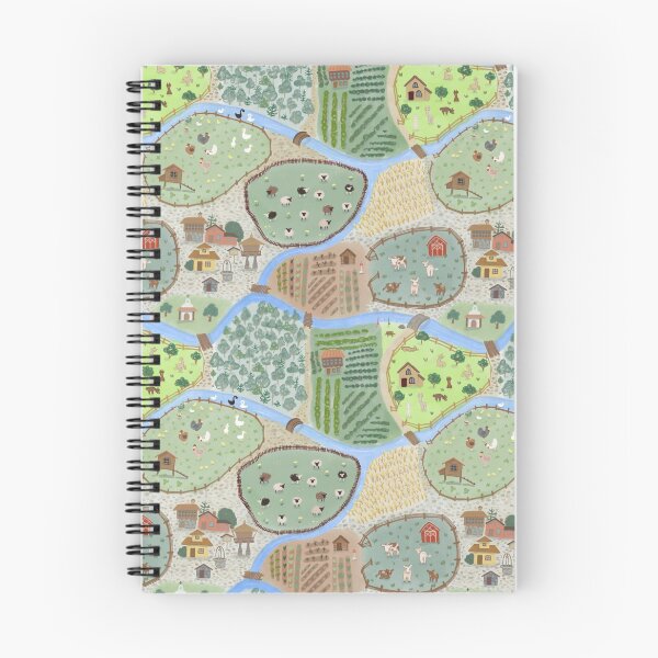 Item preview, Farms and fields pattern designed and sold by 3Alpacas.