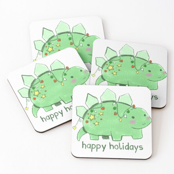 Item preview, Cute green Christmas dinosaur  designed and sold by Mayarart.