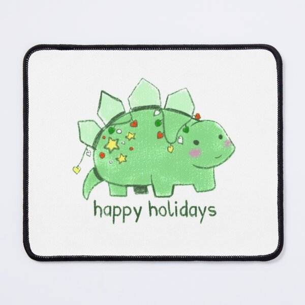 Item preview, Cute green Christmas dinosaur designed and sold by Mayarart.