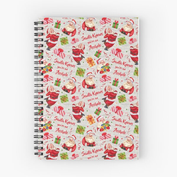 Item preview, Santa Knows You're an Asshole designed and sold by KrisInStitches.