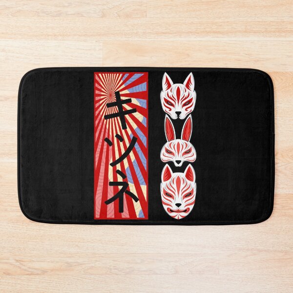 Item preview, Japanese Kitsune Fox Kitsunetsuki Oni Mask designed and sold by TheAplus.