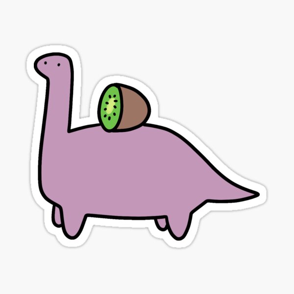 Item preview, Kiwi Long Neck Dino designed and sold by SaradaBoru.