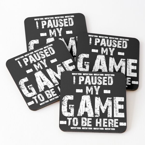 Item preview, I Paused My Game to Be Here Graphic Novelty Sarcastic Funny designed and sold by SME-Store.