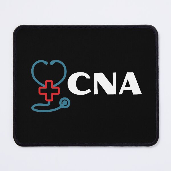 Item preview, CNA Nurse Assistant with stethoscope (white text)- CNA Certified Nurse Assistant designed and sold by CaitU.