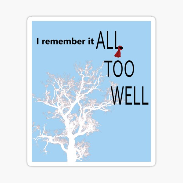 I remember it All too well Taylor Swift Sticker