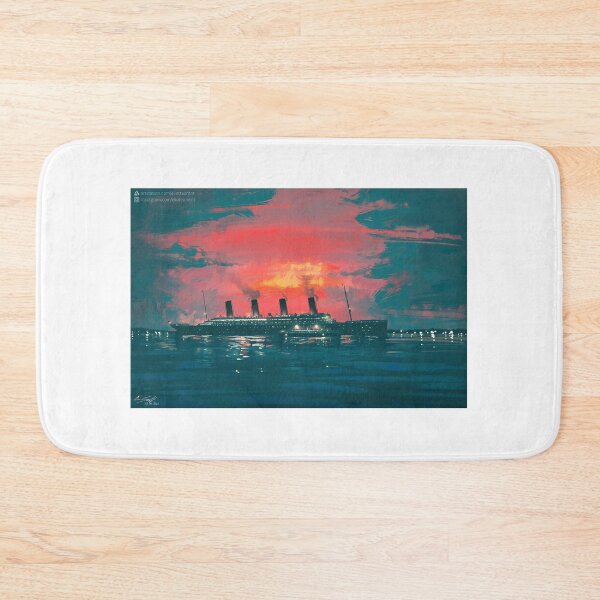 Item preview, Cherbourg - RMS Titanic painting - Art by Eliott Sontot designed and sold by Eliott Sontot.