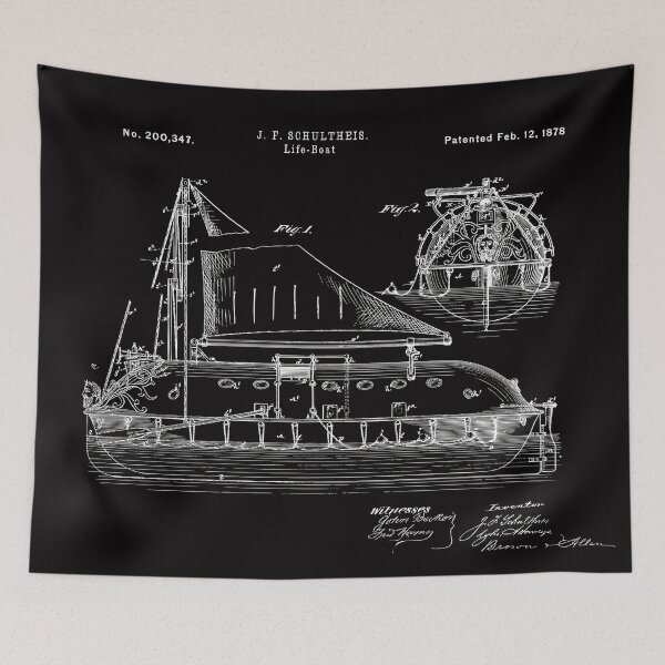 Item preview,  Lifeboat Design Patent 1878 designed and sold by LadyMay Vintage.