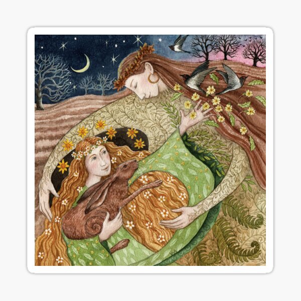 Item preview, Demeter and Persephone designed and sold by Painting Dreams.