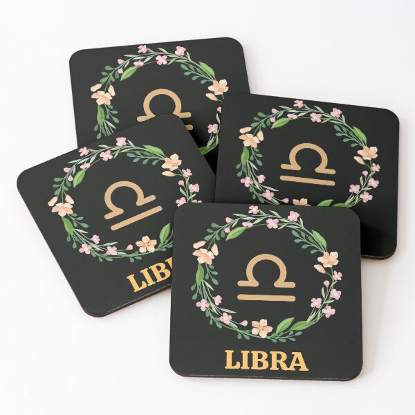 Item preview, Floral Libra Zodiac Sign designed and sold by Hellofriendco.