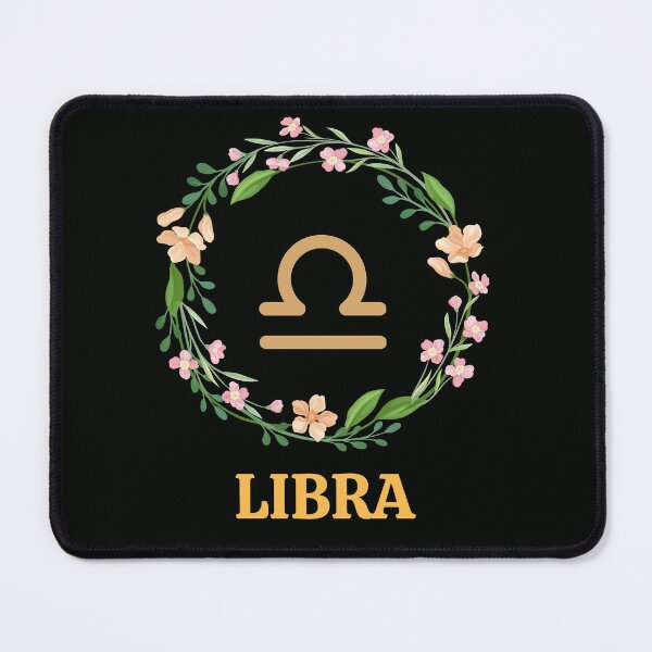 Item preview, Floral Libra Zodiac Sign designed and sold by Hellofriendco.