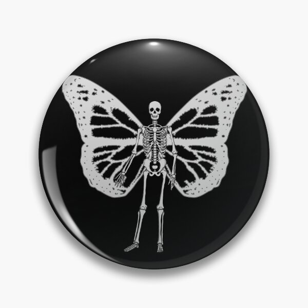 Item preview, Skeleton Butterfly Fairycore Grunge Aesthetic Goth Skeleton Gear designed and sold by DynamicDesign.