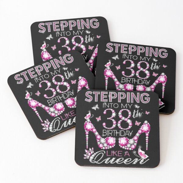 Item preview, Stepping Into My 38th Birthday Like A queen  38th birthday Gift Birthday boss Stepping Into My Birthday gift Like A Boss designed and sold by jojocat90.