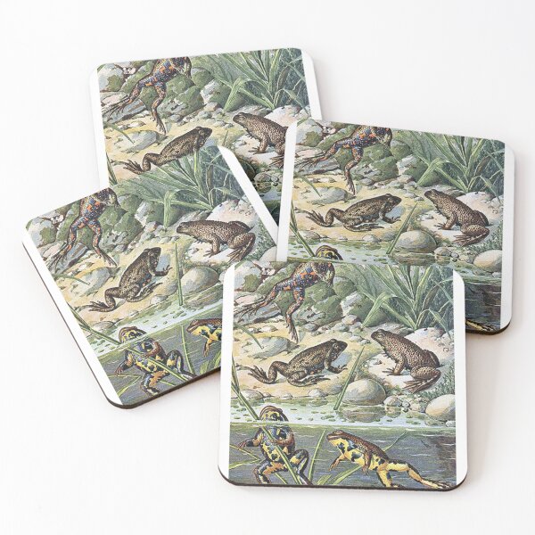 Item preview, Vintage Frogs Art Print designed and sold by Eva Vincent.