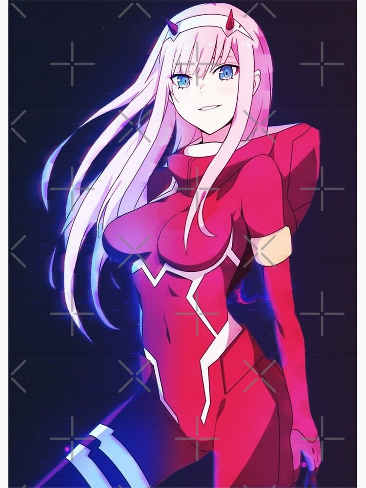 Zero two the anime girl  Poster for Sale by Yashdusane